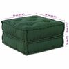 vidaXL modulārs dīvāns, zaļ&scaron;, 70x70x36, audums