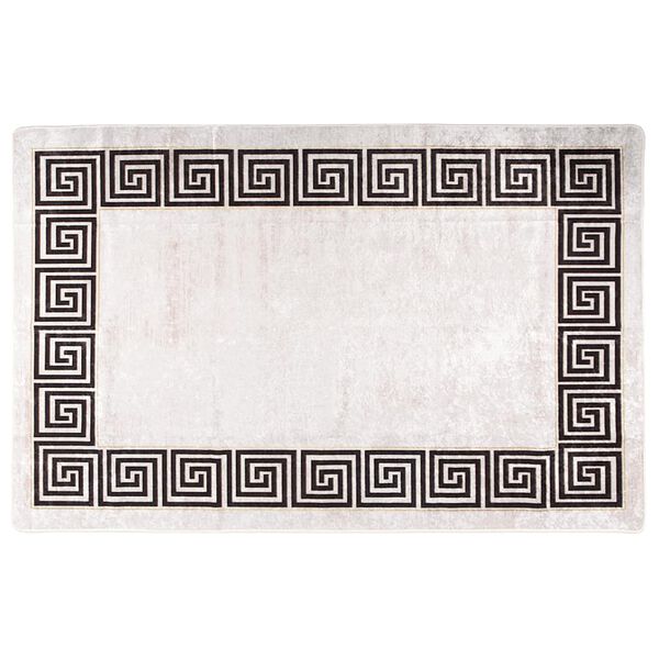 vidaXL paklājs, 80x150 cm, gai&scaron;i bē&scaron;s, mazgājams