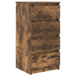 vidaXL kumode, ozolkoka krāsa, 37,5x35x76 cm, inženierijas koks
