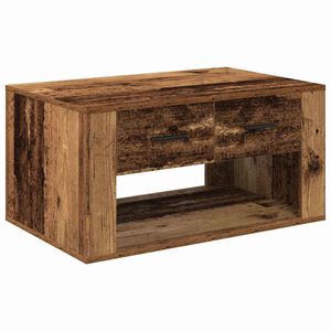 vidaXL Kafijas galdiņ&scaron; Vecs koks 80 x 50 x 40 cm Inženierijas koks