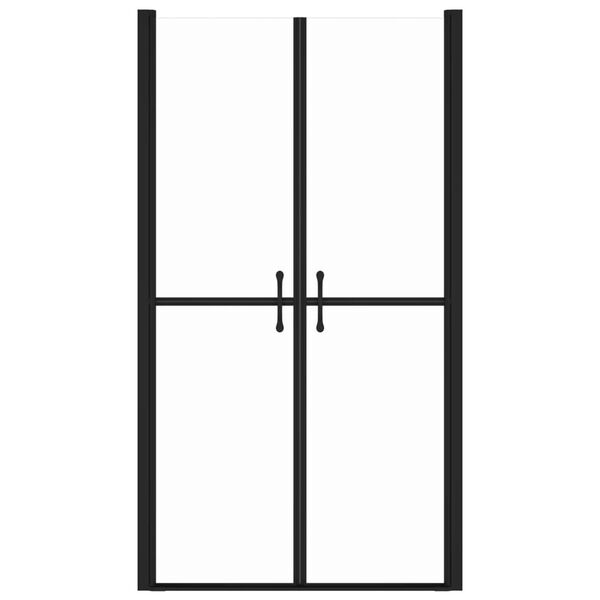 vidaXL dušas durvis, (88-91)x190 cm, ESG, caurspīdīgas