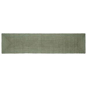 vidaXL Lauka paklājs Olīvu zaļ&scaron; 60 x 250 cm Džuta
