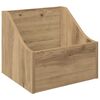 vidaXL LP ierakstu kaste Artisan Ozols 37 x 33 x 32 cm