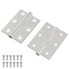 vidaXL Eņģe 2 pcs Sudraba 50 x 38 x 1,3 mm Tērauds