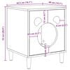 vidaXL Kaķu māja Vecs koks 42,5 x 40 x 53 cm Inženierijas koks