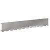 vidaXL Zāliena Apmale 20 gab. 102 x 15 x 4 cm Tērauds Sudraba