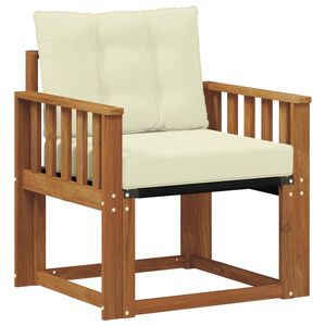 vidaXL Āra dīvānu komplekts Cieta akācijas koks un tekstilēns