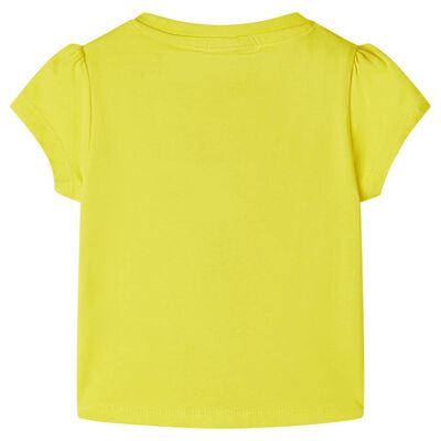 Bērnu T-krekls, dzeltens, 92