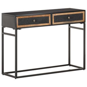 vidaXL konsoles galdiņ&scaron;, 100x35x75 cm, mango masīvkoks