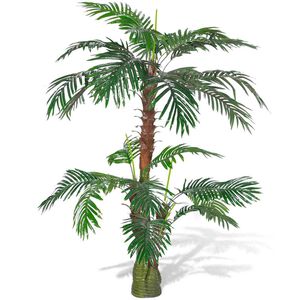 vidaXL mākslīgais augs cikas palma, 150 cm