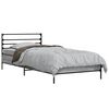 vidaXL Gultas rāmis Pelēks Sonoma 80 x 200 cm Inženierijas koks