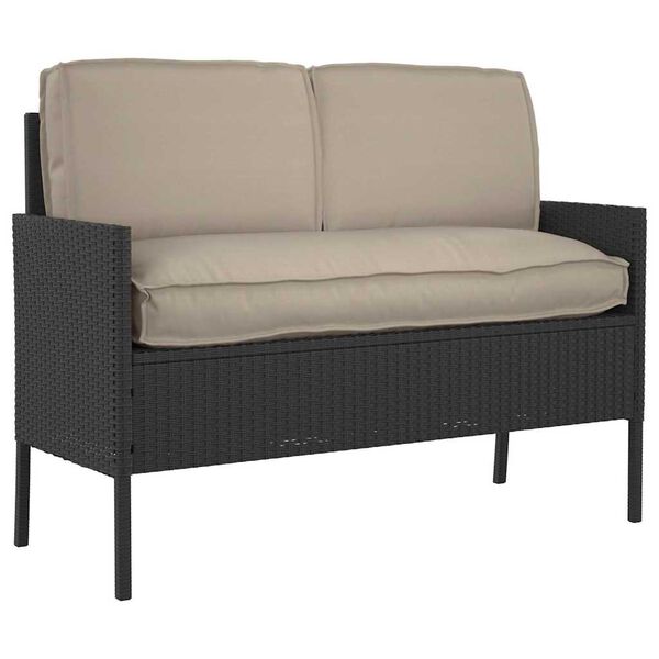 vidaXL Spilvenu komplekts 3 pcs Pelēkbrūna Oksforda audums