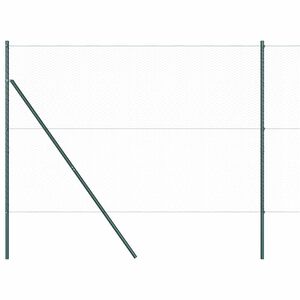 vidaXL Hexagonāla žoga pamats 100 x 1,6 m PVC pārklāts tērauds Pelēka