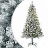 vidaXL Mākslīgā Saliekamā Ziemassvētku Egle 120 cm 150 LED Silti balts