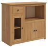VidaXL Mikroviļņu krāsns &scaron;ķīvis PANAMA Medus vasks 99.5 x 44 x 86.5 cm
