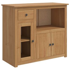 VidaXL Mikroviļņu krāsns &scaron;ķīvis PANAMA Medus vasks 99.5 x 44 x 86.5 cm