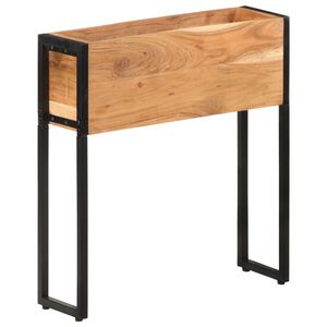 vidaXL puķu kaste, 60x20x68 cm, akācijas masīvkoks
