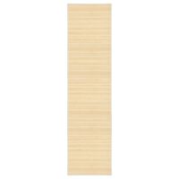 vidaXL paklājs, bambuss, 80x300 cm, dabīgā krāsā