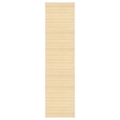 vidaXL paklājs, bambuss, 80x300 cm, dabīgā krāsā