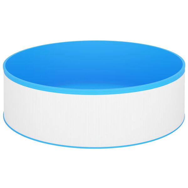 vidaXL baseins ar piekaramu skimmeri un sūkni, 350x90 cm, balts