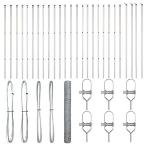 vidaXL Žoga āķis Sudraba