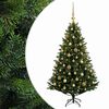vidaXL Mākslīgā Ziemassvētku eglīte ar rotājumiem 120 cm 150 LED