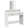vidaXL Dressing galds Balts 100 x 41 x 140 cm Inženierijas koks