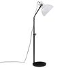 vidaXL grīdas lampa, 25 W, balta, 30x30x90-150 cm, E27