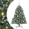 vidaXL Mākslīgā Ziemassvētku eglīte Zaļa 120 cm