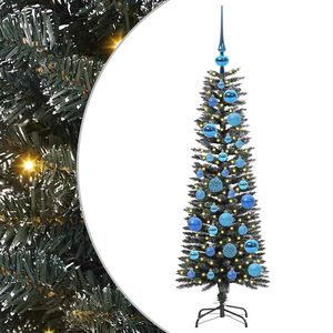 vidaXL Mākslīgā Ziemassvētku eglīte su 150 LED ar statīvu Zaļa 120 cm