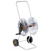vidaXL &scaron;ļūtenes spoles ratiņi 50 m 1/2", 35 m 3/4" &scaron;ļūtenei, tērauds
