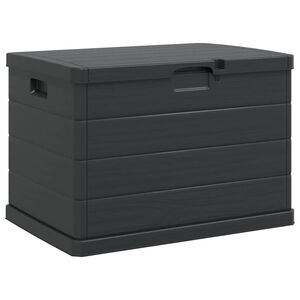vidaXL Dārza uzglabā&scaron;anas kaste Plastmasa 77,5 x 54,5 x 53 cm