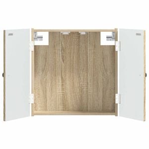 vidaXL Dartboard skapis BREDA Sonomas ozols 52,5 x 10,5 x 53,5 cm