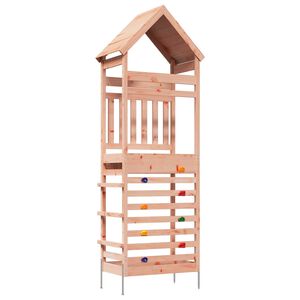 vidaXL Āra spēļu tornis Dabiska 53 x 85 x 264 cm