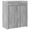 vidaXL plaukts pelēka ozolkoka 80x42,5x93 cm inženierijas koks