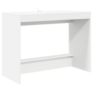 vidaXL Gultas galds Balts Inženierijas koks 100 x 45 x 75 cm