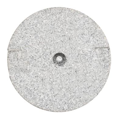 vidaXL saulessarga pamatne, apaļa, 20 kg, granīts