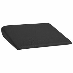 vidaXL Sēdvietas spilvens Melna 39 x 38 x 8,5 cm PU putas