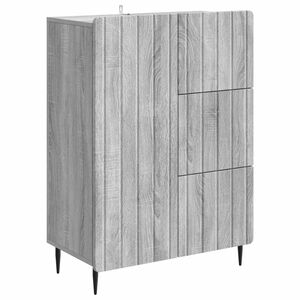 vidaXL Puse Pelēks Sonoma ozols 66 x 34,5 x 91,5 cm Inženierijas koks