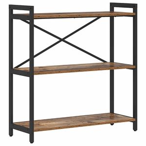 vidaXL Grāmatu plaukts 80 x 30 x 85 cm Inženierijas koks Vecs koks