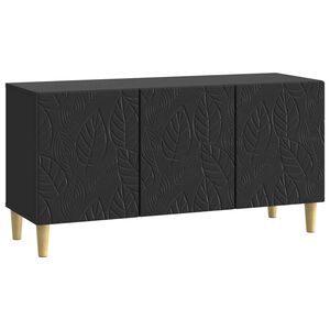 vidaXL Televizora skapī&scaron;a 99 x 34,5 x 50 cm Melns Inženierijas koks