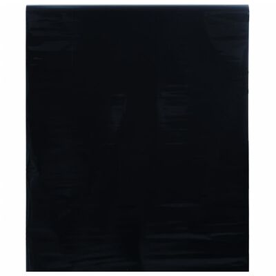 vidaXL loga plēve, matēta, melna, 45x2000 cm, PVC