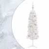 vidaXL Mākslīgā slaida Ziemassvētku egle ar bumbiņām 150 cm 150 LED