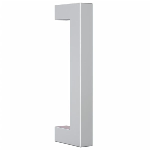 vidaXL skapja rokturi, 20 gab., sudraba, 96 mm, nerūsējošais tērauds