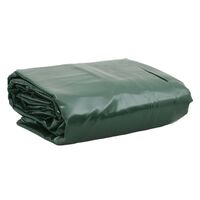 vidaXL brezenta pārklājs, zaļš, 1,5x2,5 m, 650 g/m²