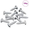 vidaXL Skrūve 13636 gab. Sudraba M4 x 16 mm Tērauds