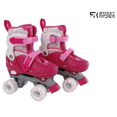 Street Rider skrituļslidas, regulējamas, 31-34, rozā