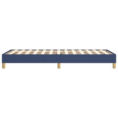 vidaXL gultas rāmis, zils, 80x200 cm, audums