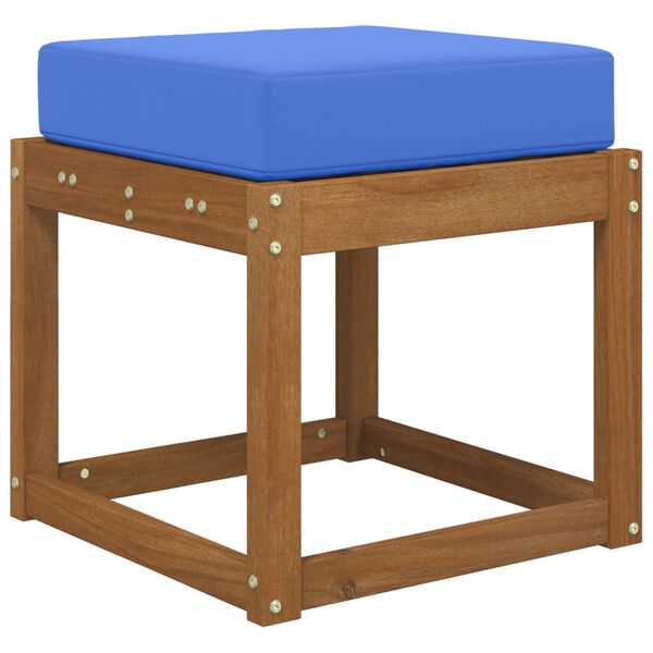 vidaXL Āra sēdvietu spilvens Tirkīzzila 40 x 40 x 8 cm 100% poliesters