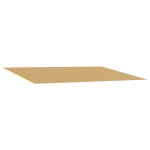 vidaXL Markīzes rezerves audums Oranža un melna 300 x 250 cm